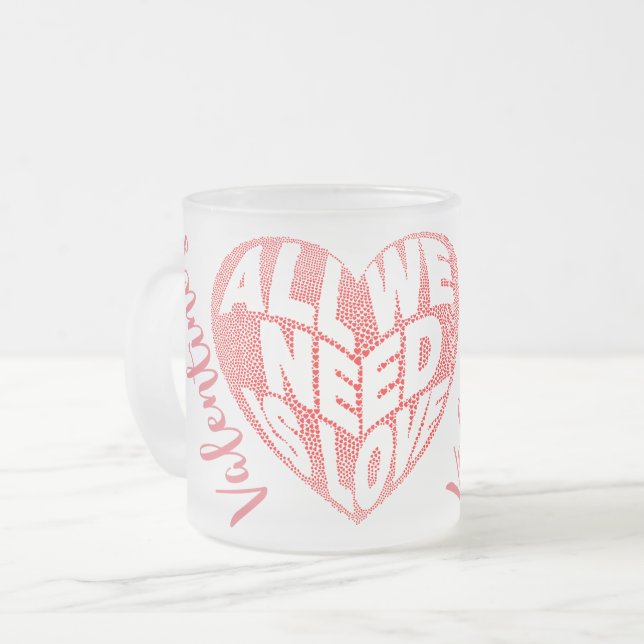Personalized Valentine's Day Mugs (Front Left)