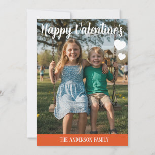 Personalized Valentines Day Photo  Holiday Card