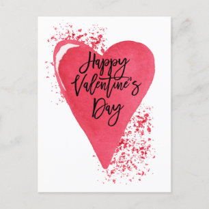 Personalized Valentine's Day Post Card