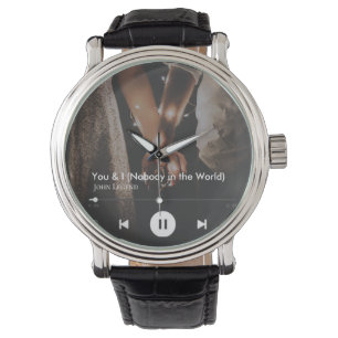 Personalized Valentine's Day Song Couple Photo Watch