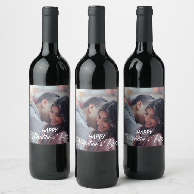 Personalized Valentine's Day Wine Label, Label (Bottles)