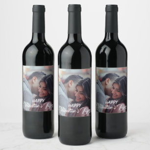 Personalized Valentine's Day Wine Label, Wine Label