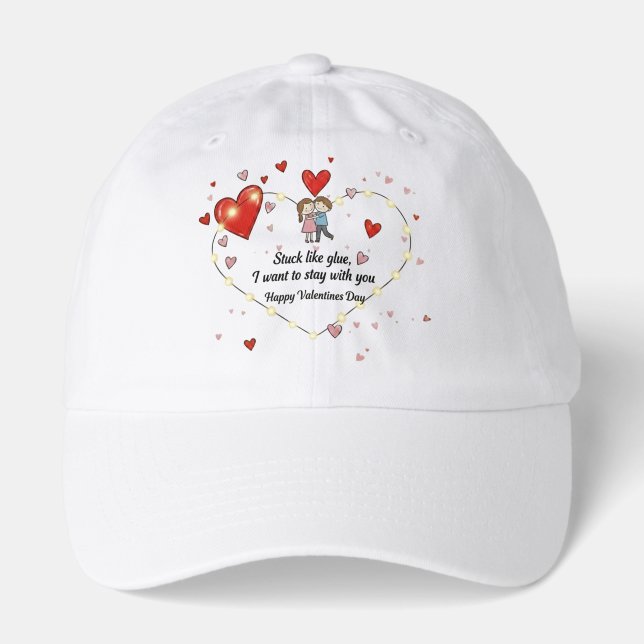 personalized valentine's gift 2026 hat (Front)