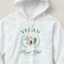 Personalized Vegan Social Club Custom Place & Year