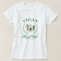 Personalized Vegan Social Club Custom Place & Year