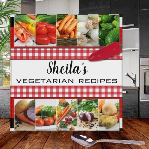 Personalized Vegetarian Recipe Binder