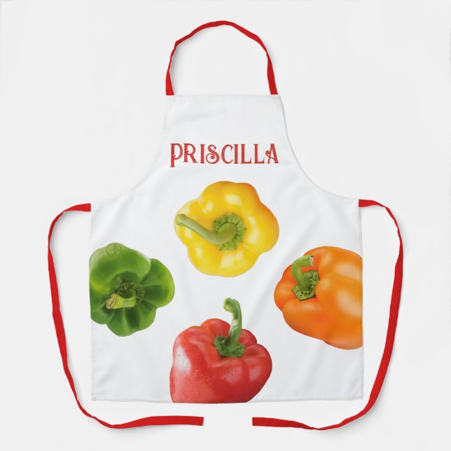 Personalized Veggie Apron (Front)