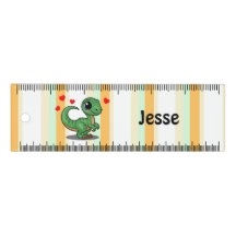 Personalized Velociraptor Dinosaur Ruler