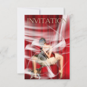 Personalized Venetian Mask Invitation