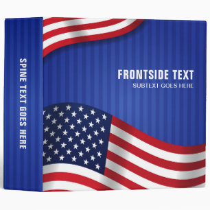 Personalized Veterans Honor Photo Memory Book 3 Ring Binder