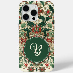 Personalized Victorian/Classic/Vintage Christmas iPhone 15 Pro Max Case