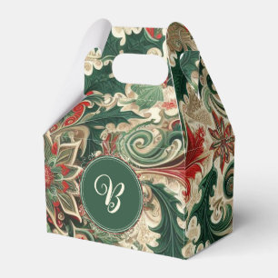 Personalized Victorian/Classic/Vintage Christmas Favor Boxes