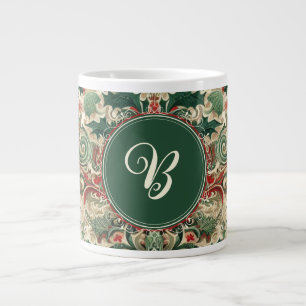 Personalized Victorian/Classic/Vintage Christmas Giant Coffee Mug