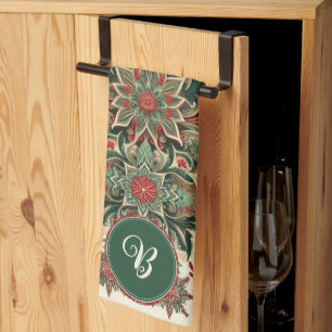 Personalized Victorian/Classic/Vintage Christmas Kitchen Towel