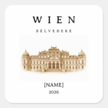 Personalized Vienna Belvedere | Name & Year