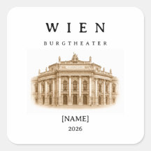 Personalized Vienna Burgtheater | Name & Year