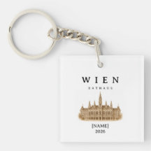 Personalized Vienna City Hall | Name & Year