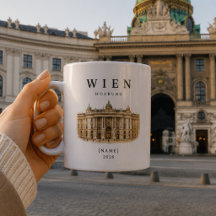 Personalized Vienna Hofburg Mug | Name & Year