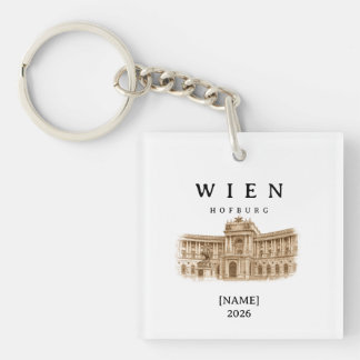 Personalized Vienna Hofburg | Name & Year Keychain