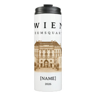 Personalized Vienna Museumsquartier | Name & Year Thermal Tumbler