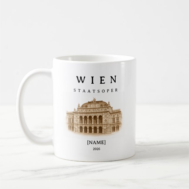 Personalized Vienna State Opera Cup | Name  (Left)