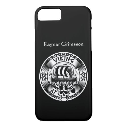 Personalized Viking at Heart iPhone 87 Case