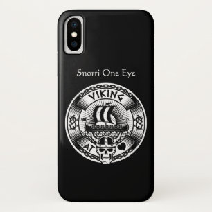 Personalized Viking at Heart iPhone X Case