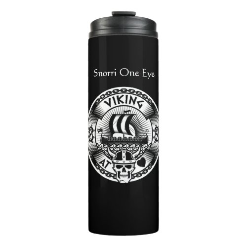 Personalized Viking at Heart Thermal Tumbler