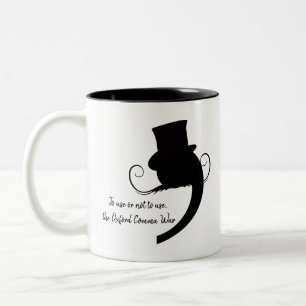 Personalized Villainous Comma Two-Tone Coffee Mug
