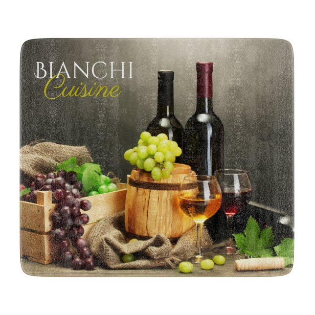 Personalized Vineyard Cutting Board (Front)