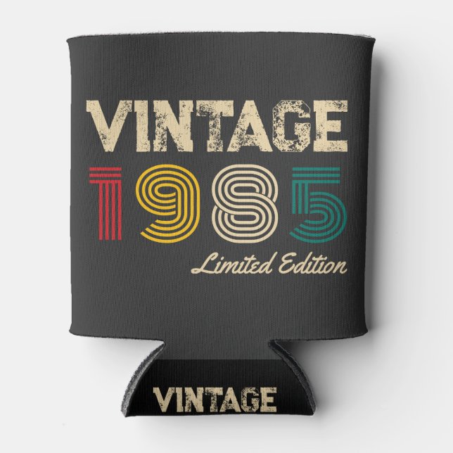 Personalized Vintage 1985 Limited Edition Cooler (Front)