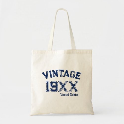 Personalized Vintage 19XX  limited Edition  Tote Bag