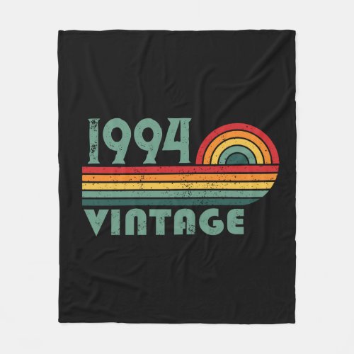 Personalized vintage 30th birthday gifts fleece blanket