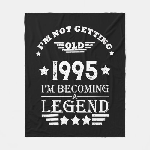 Personalized vintage 30th birthday gifts fleece blanket