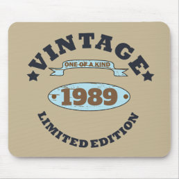 Personalized vintage 35th birthday gift mouse pad