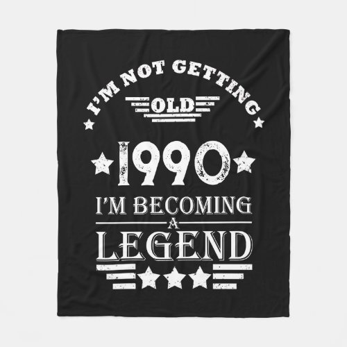 Personalized vintage 35th birthday gifts fleece blanket