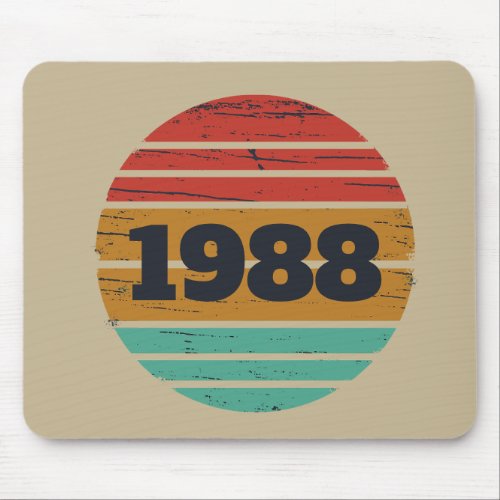 Personalized vintage 35th birthday gifts mouse pad