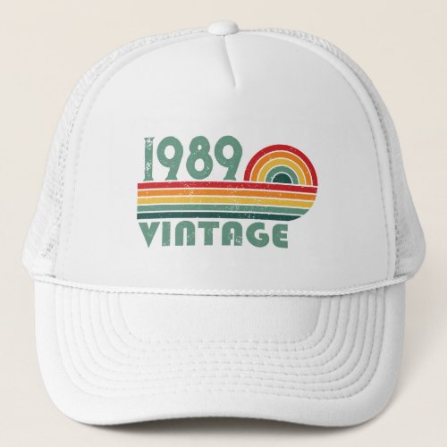 Personalized vintage 35th birthday gifts trucker hat