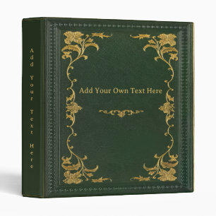 Personalized Vintage 3-Ring Binder