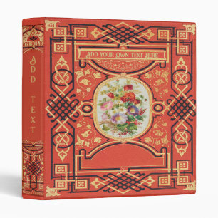 Personalized Vintage 3-Ring Binder