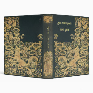 Personalized Vintage 3-Ring Binder