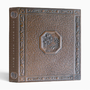 Personalized Vintage 3-Ring Binder