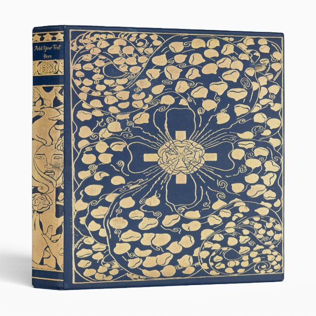 Personalized Vintage 3-Ring Binder (Front/Spine)