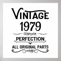 Personalized vintage 45th birthday gifts black