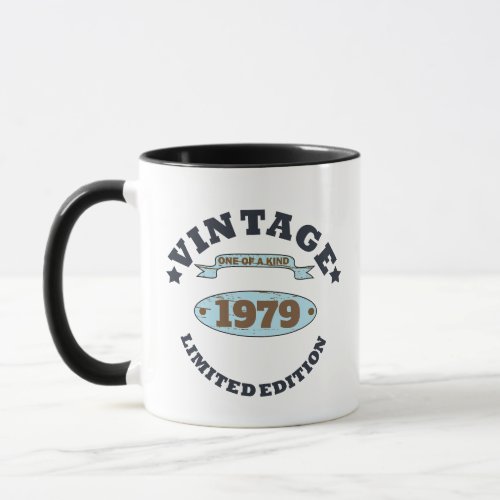 Personalized vintage 45th birthday gifts mug