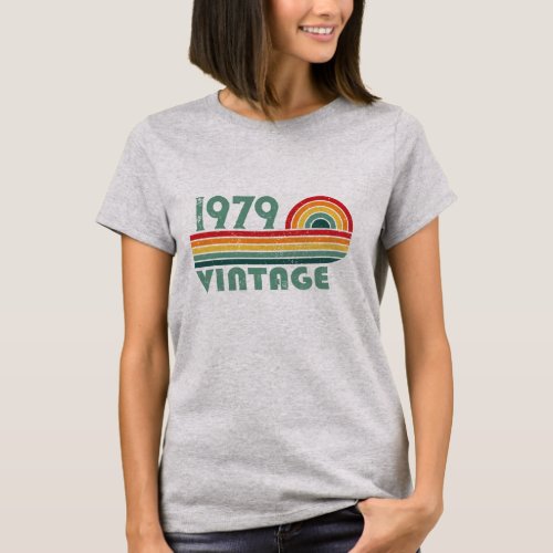 Personalized vintage 45th birthday womens gifts T_Shirt