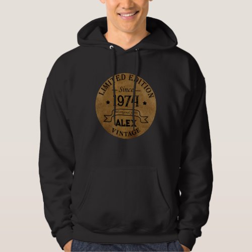Personalized vintage 50th birthday gifts hoodie