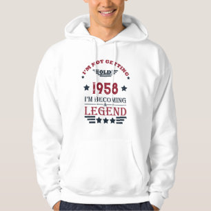 Personalized vintage 65th birthday gifts hoodie