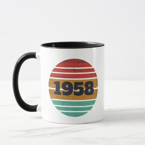Personalized vintage 65th birthday gifts mug