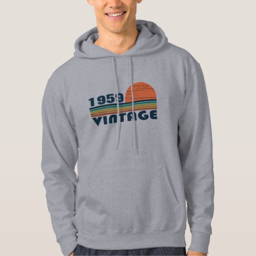 Personalized vintage 65th birthday hoodie